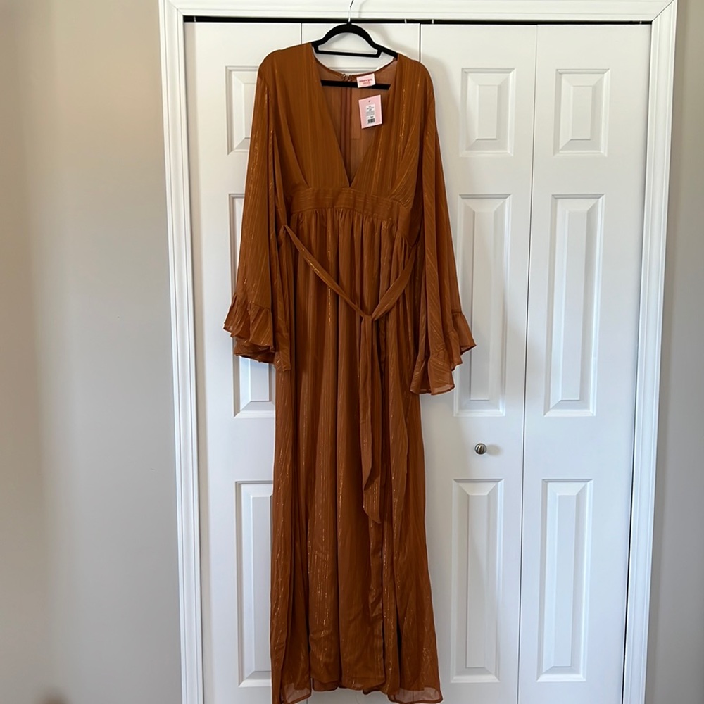 COPY - Showpo rust colored maxi dress